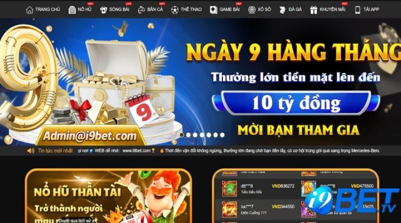 Thông tin về các khuyến mãi I9bet được nhiều cược thủ quan tâm