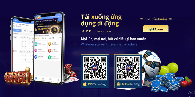 Trải nghiệm trên ứng dụng QH88 